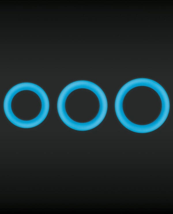 Firefly Halo Small Cockring - Blue - Image 3