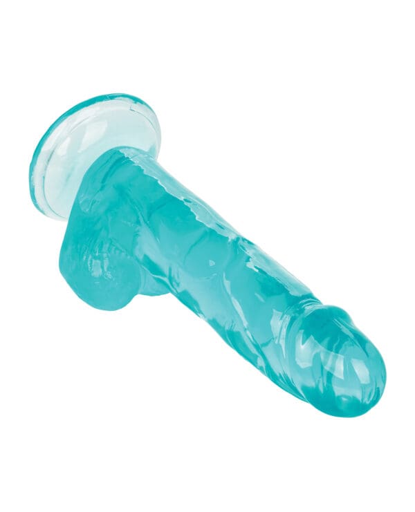 Size Queen 6" Dildo - Blue - Image 4