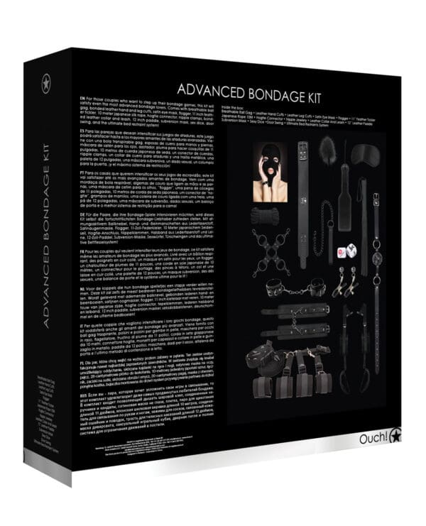 Shots Advanced Bondage Kit - Black - Image 2
