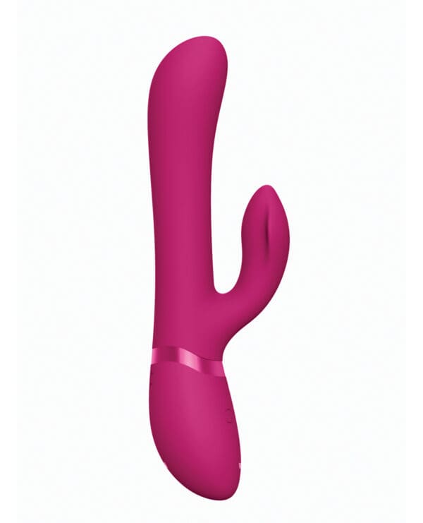 Shots Vive Chou G-Spot Rabbit w/Interchangeable Clitoral Attachments - Pink - Image 3