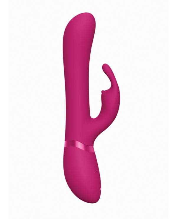 Shots Vive Chou G-Spot Rabbit w/Interchangeable Clitoral Attachments - Pink - Image 4