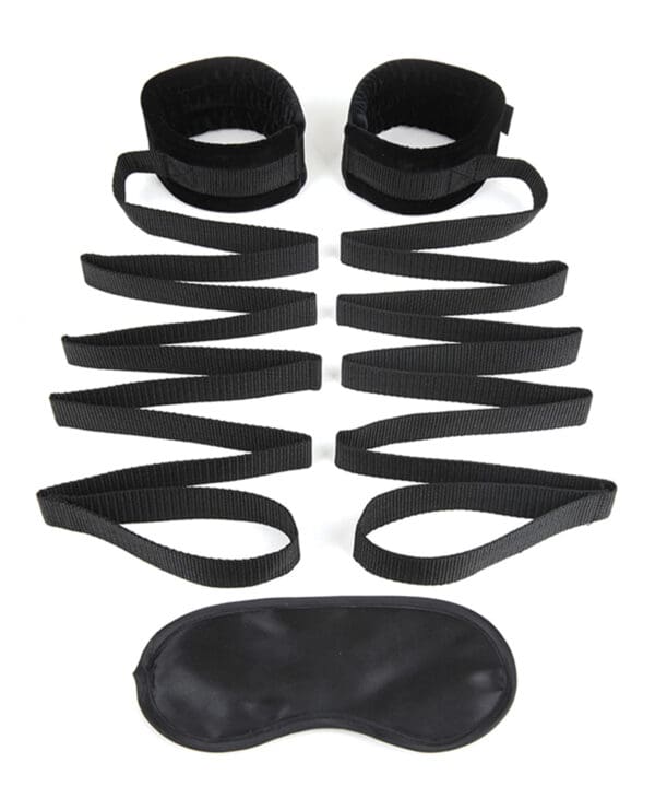 Lux Fetish Bondage Bed Strap Restraint System - 2 pc Set - Image 2