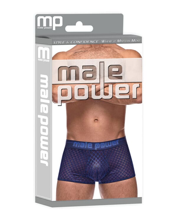 Diamond Mesh Mini Short Blue SM - Image 4