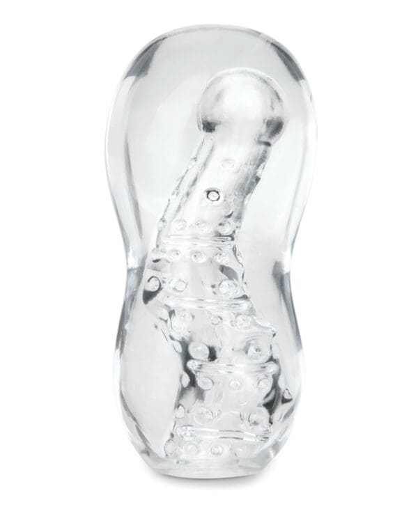 ZOLO Gripz Wavy Stroker - Clear - Image 2