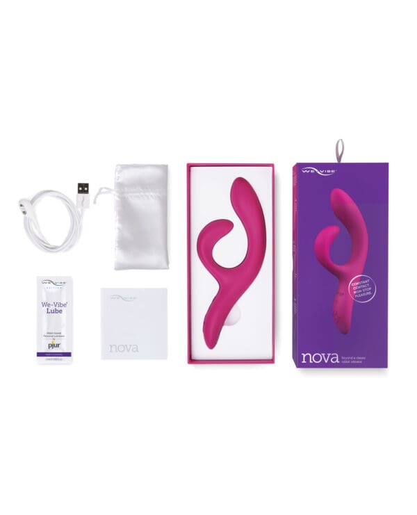 We-Vibe Nova 2 Flexible Rabbit - Fuchsia - Image 5