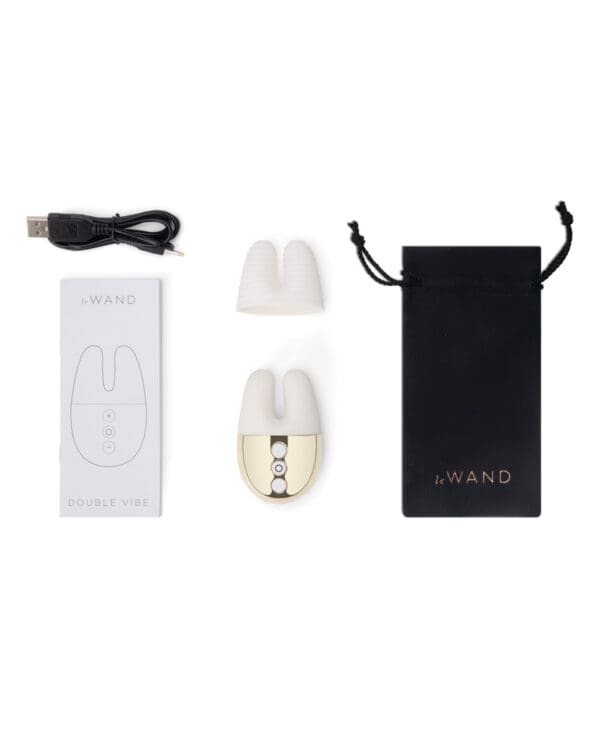 Le Wand Double Vibe - White Gold - Image 5