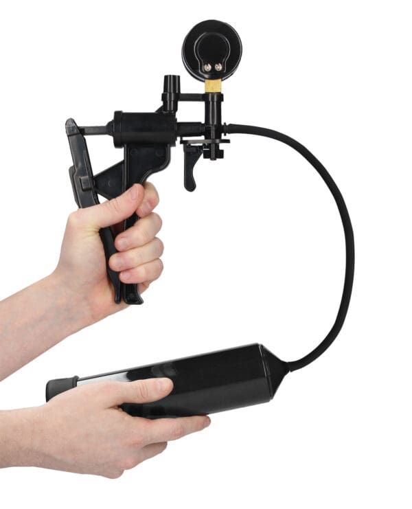 Shots Pumped Elite Beginner Pump w/PSI Gauge - Black - Image 5