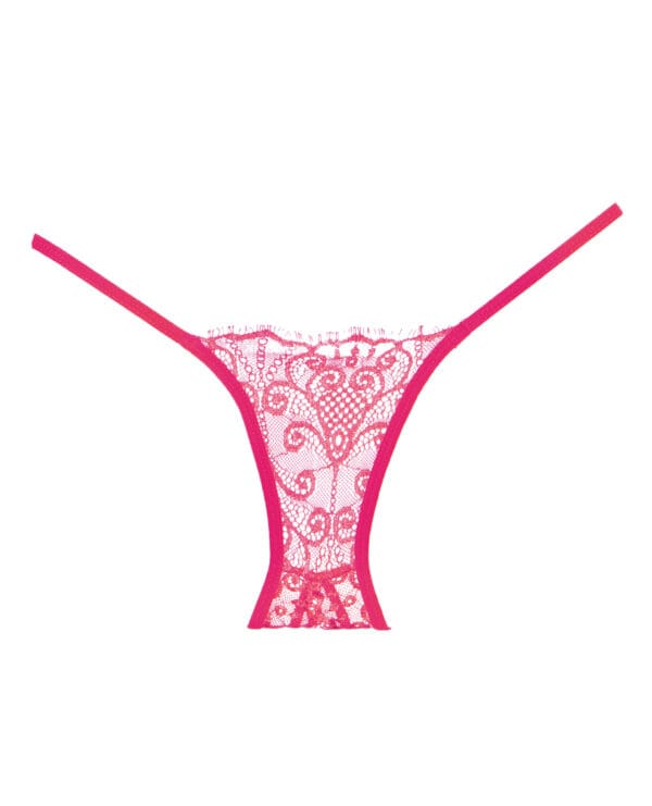 Adore Lace Enchanted Belle Panty Hot Pink O/S - Image 2