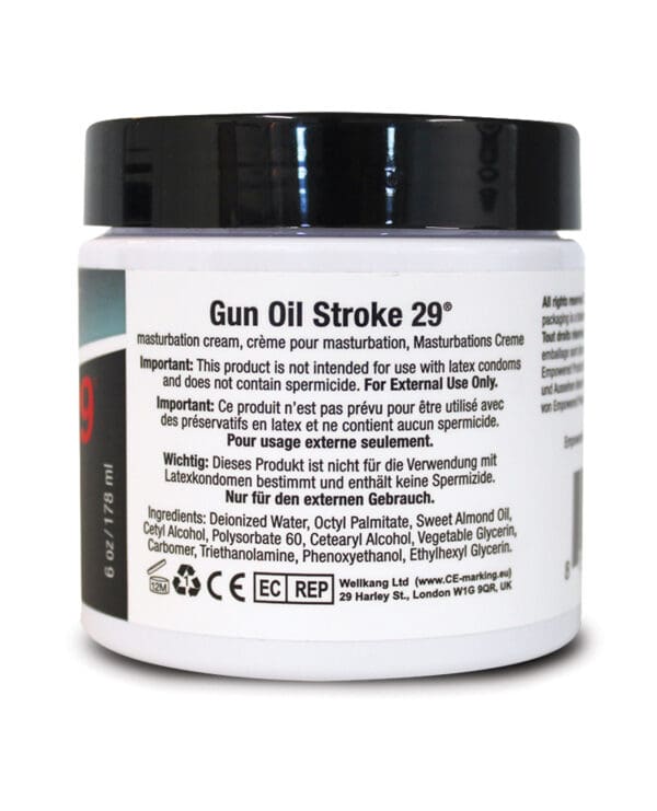 Stroke 29 Masturbation Cream - 6.7 oz Jar - Image 2