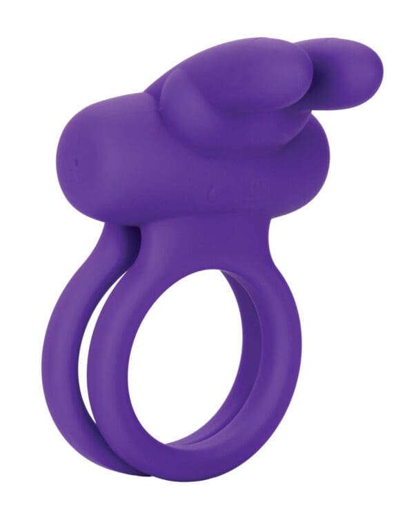 Silicone Rechargeable Rockin' Rabbit Enhancer - Purple - Image 3