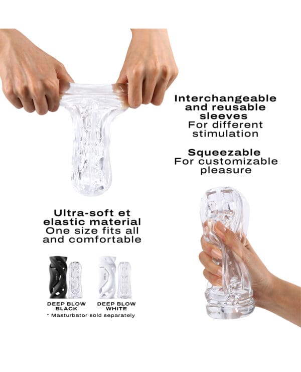 Dorcel Deep Blow Extreme Sleeve - Clear - Image 5