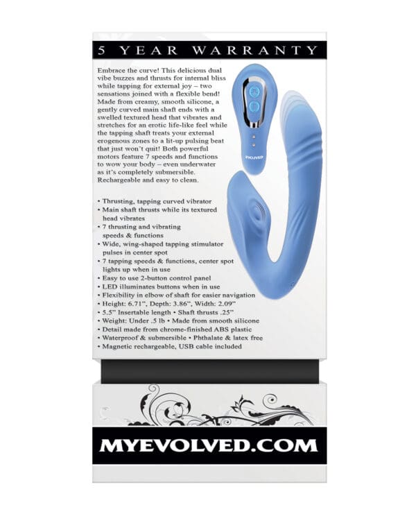 Evolved Tap & Thrust Dual Vibe - Blue - Image 2