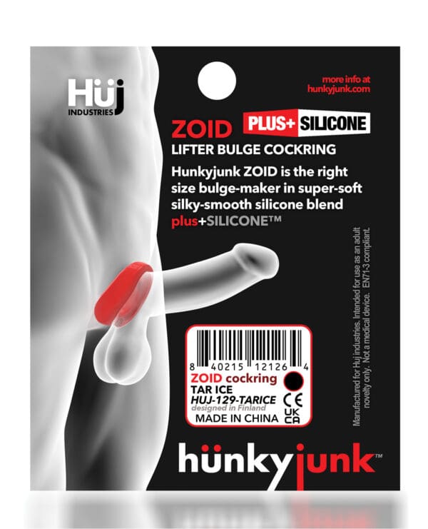 Hunky Junk Zoid Lifter Cockring - Tar Ice - Image 5
