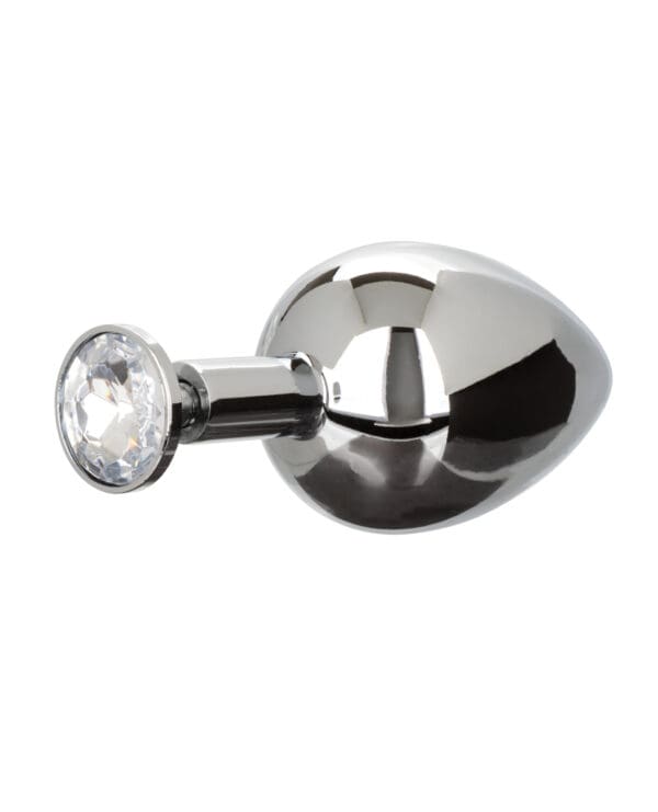 Star Fucker XL Teardrop Gem Plug w/Silicone Enhancer - Black - Image 4