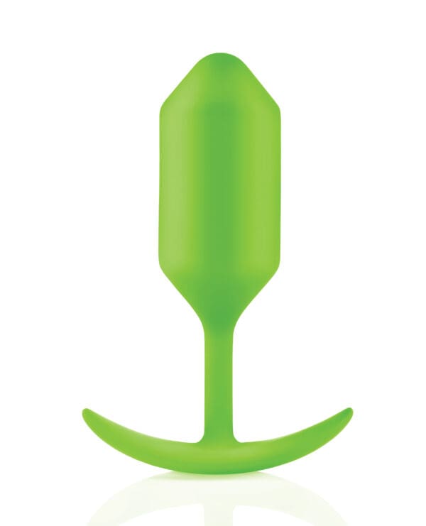 b-Vibe Weighted Snug Plug 3 - 180 g Lime - Image 2