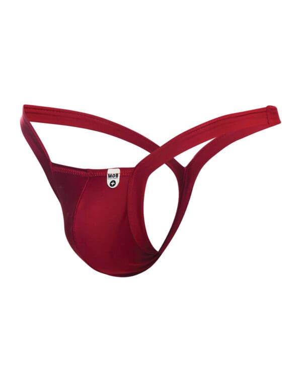 Male Basics Y Buns Thong Red SM - Image 4