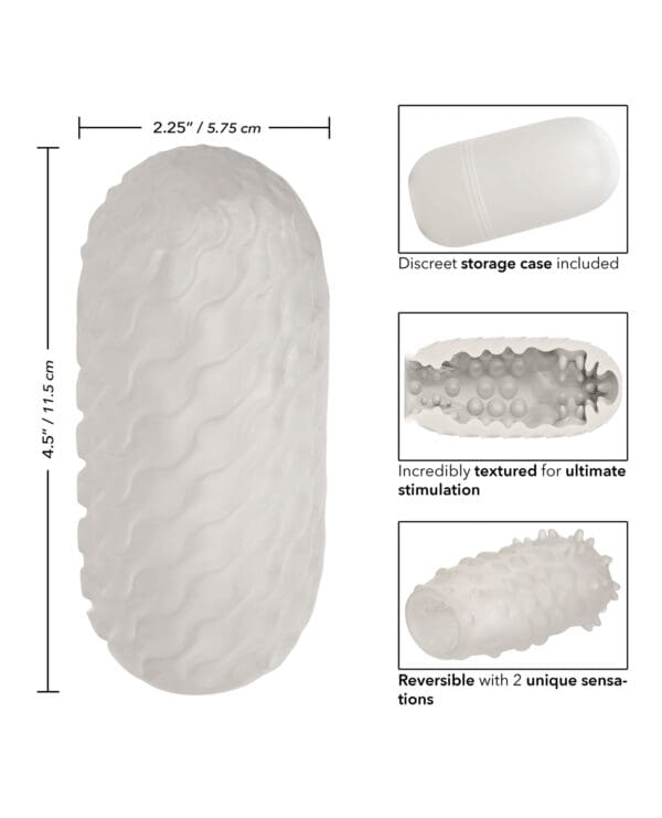 Boundless Reversible Nubby Stroker - White - Image 5