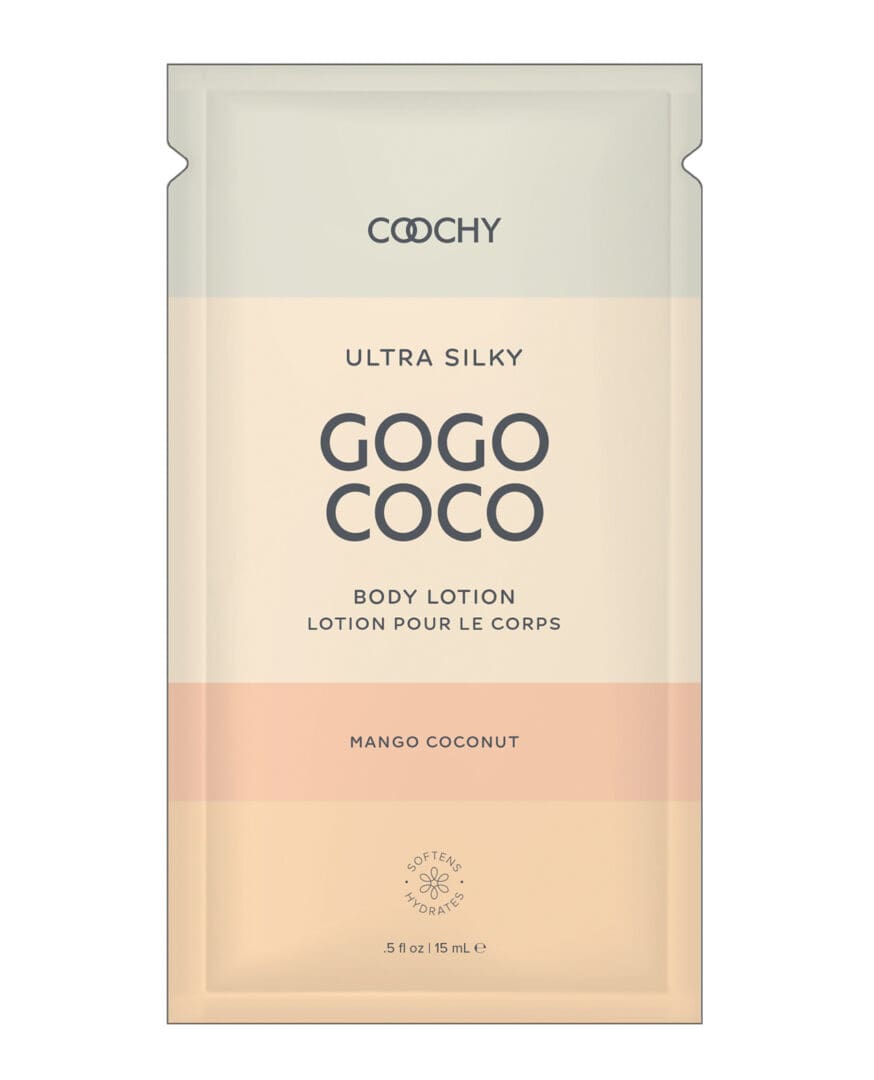COOCHY Ultra Silky Body Lotion Foil - .35 oz Mango Coconut