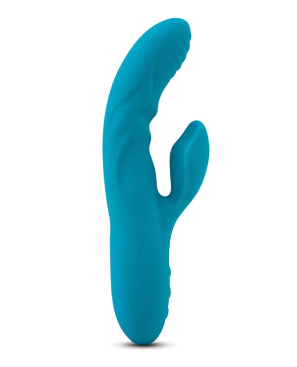 Nu Sensuelle Nubii Kiah Turbo Boost & Heating Dual Stim Rabbit - Blue - Image 3
