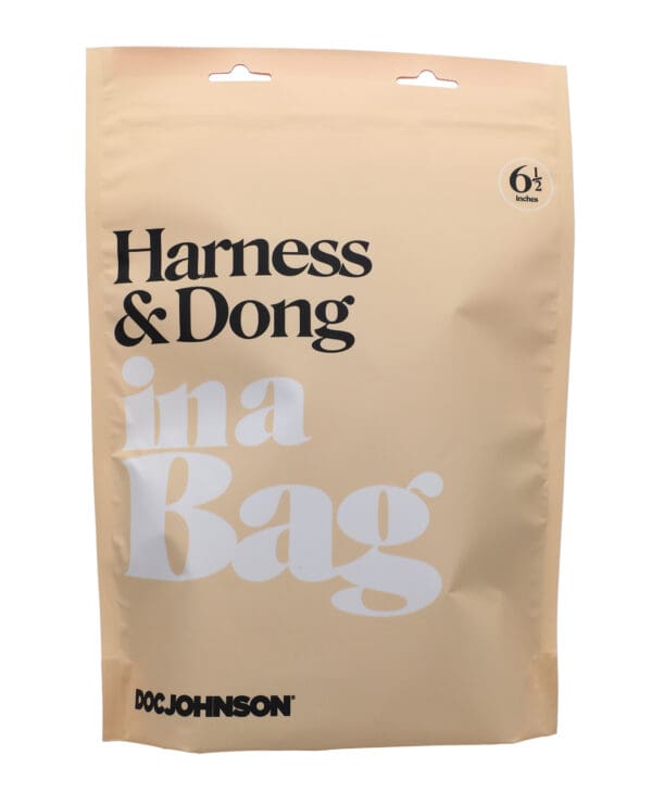 In A Bag Harness & Dong - Black - Image 4