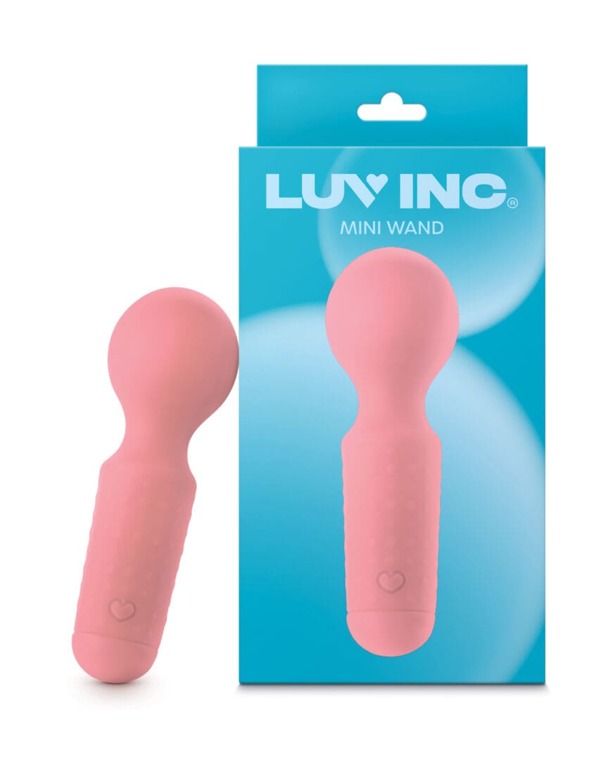 Luv Inc. 4" Mini Wand - Light Pink