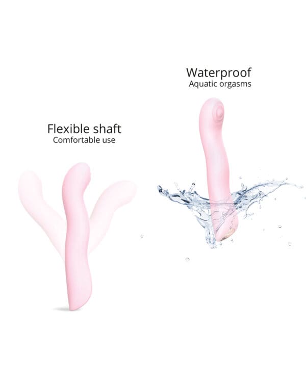 Love to Love Swap Tapping Vibrator - Baby Pink - Image 4