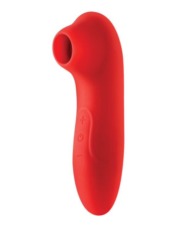 Luv Inc. Pulsing Clitoral Stimulator - Red - Image 2