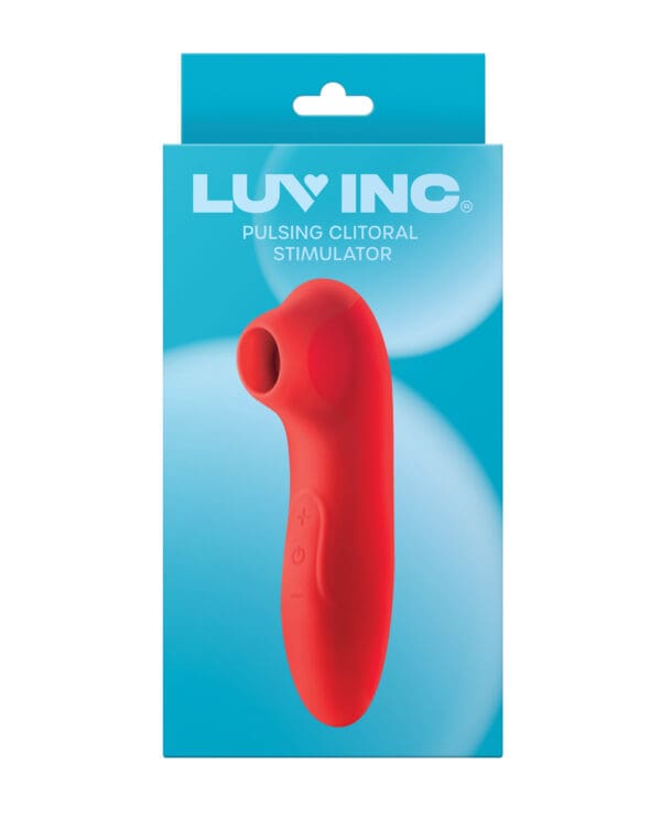 Luv Inc. Pulsing Clitoral Stimulator - Red - Image 3
