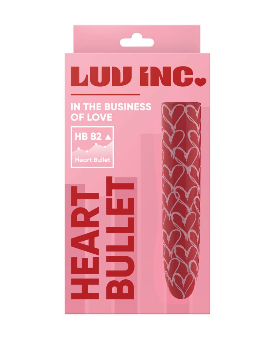 Luv Inc. Graffiti Heart Bullet - Red