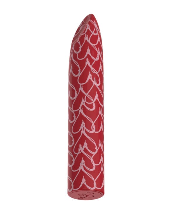 Luv Inc. Graffiti Heart Bullet - Red - Image 3