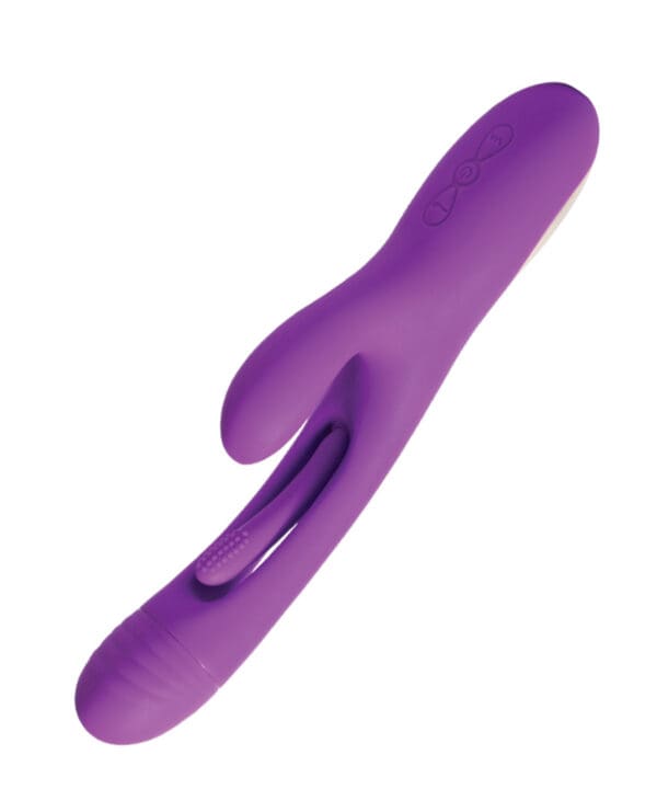Bora G-Spot Tapping Rabbit Vibrator - Purple - Image 2
