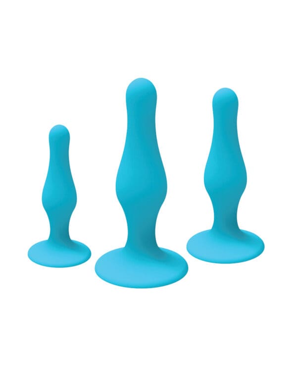 Nobu Rainbow Silicone Plug Set - Blue - Image 3
