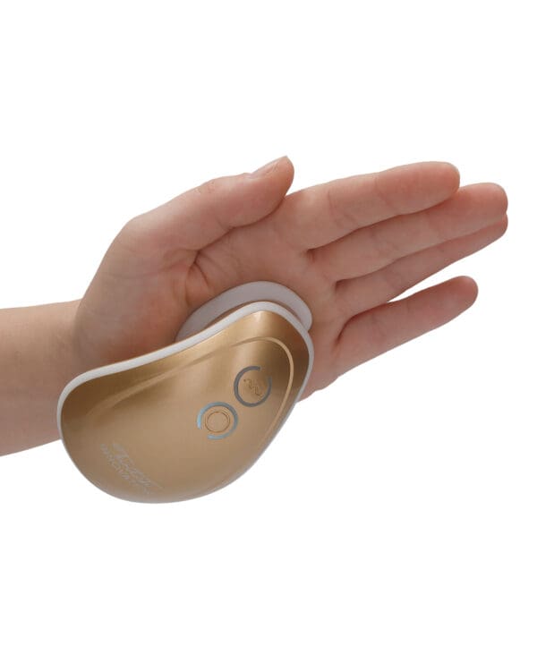 Shots Twitch Innovation Hands Free Clitoral Stimulator - Gold - Image 4