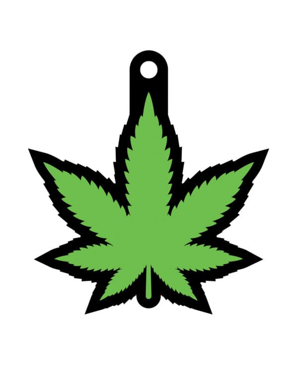 Wood Rocket Green Leaf Air Freshener - Forest - Image 3