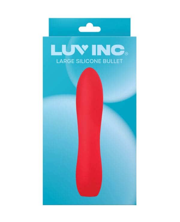 Luv Inc. Large Silicone Bullet - Red - Image 3