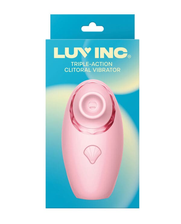 Luv Inc. Triple - Action Clitoral Vibrator - Pink - Image 4