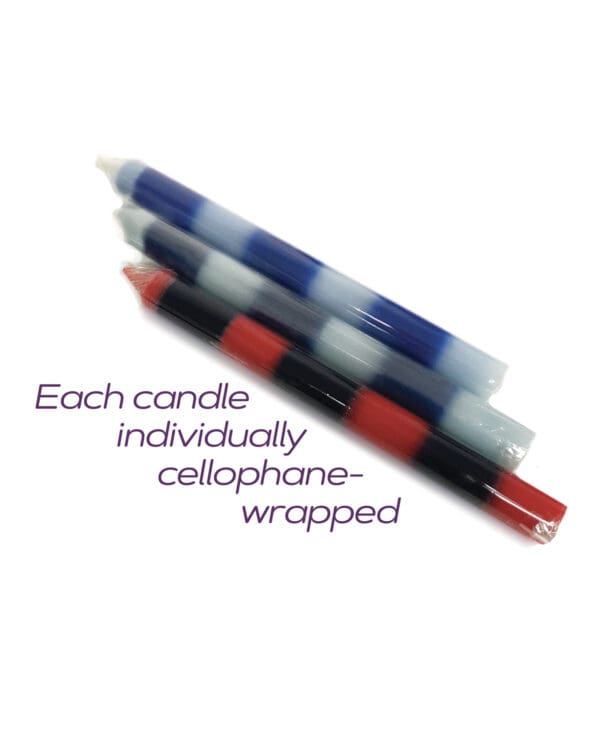 The 9's Make Me Melt Sensual Warm-Drip Candles - Passionettes Stripes Pack of 3 - Image 3