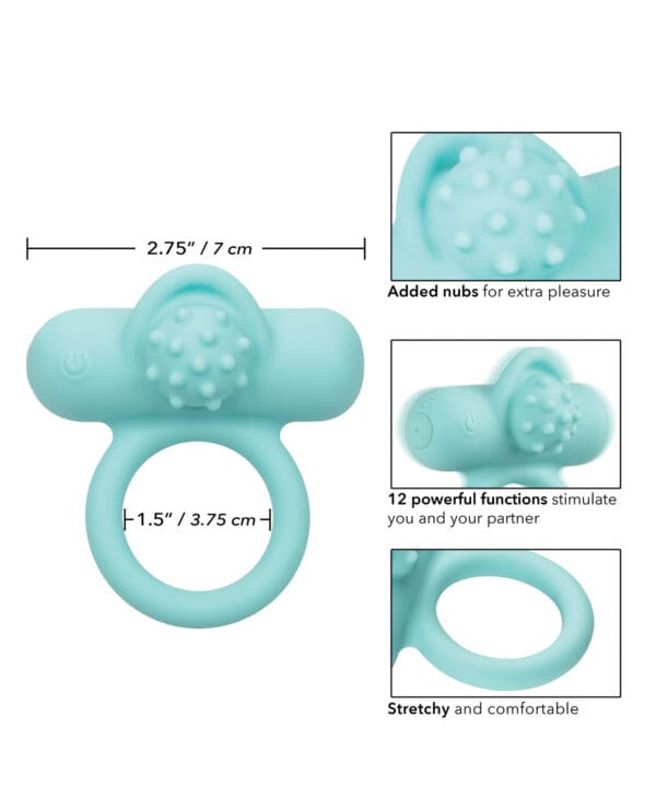 Silicone Rechargeable Nubby Lovers Delight - Image 5