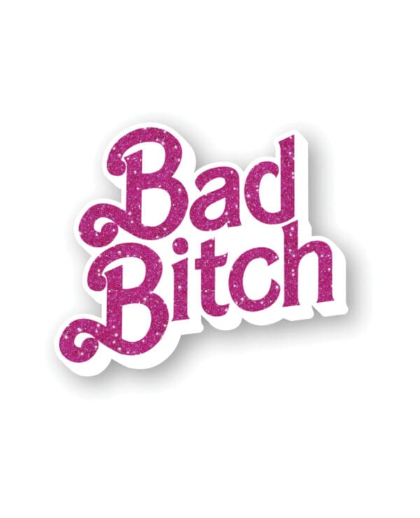 Wood Rocket Bad Bitch Enamel Pin - Image 2