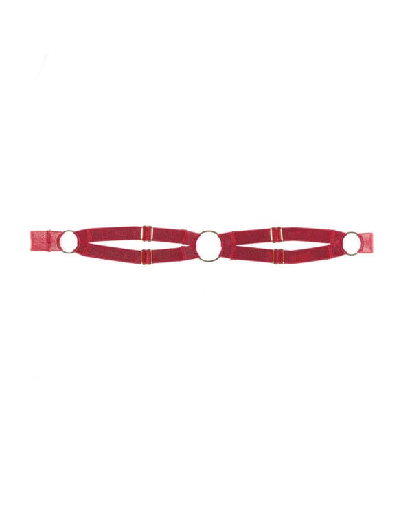 Adore Come With Me Leg Garters Red O/S - Image 2