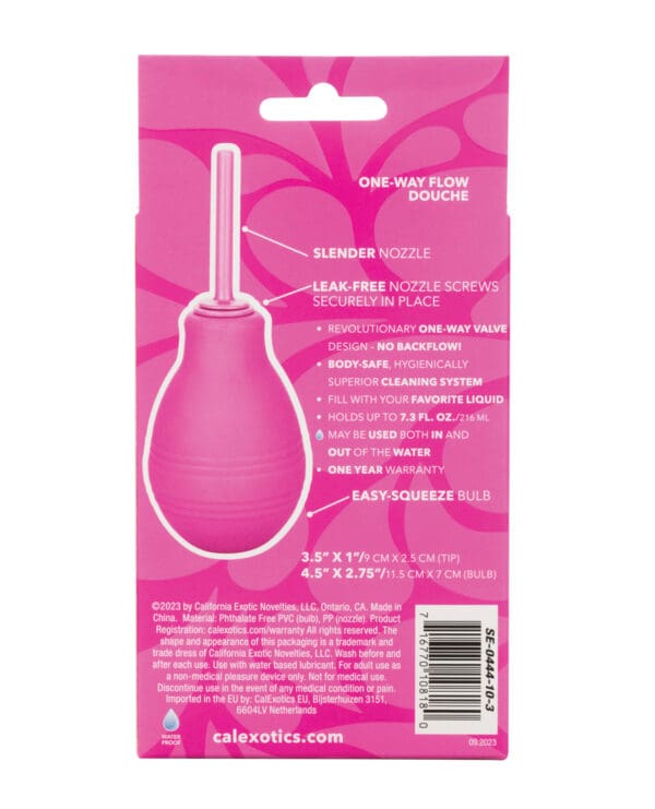 Cheeky One Way Flow Anal Douche - Pink - Image 5