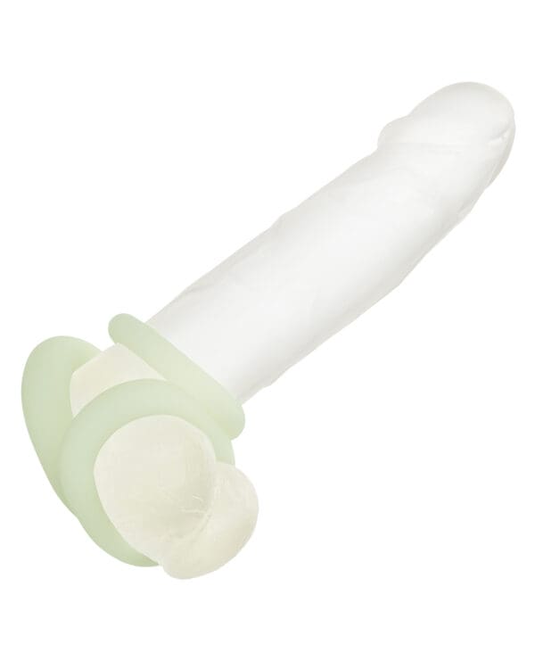 Alpha Liquid Silicone Glow in the Dark Cock Ring - Set of 3 - Image 5