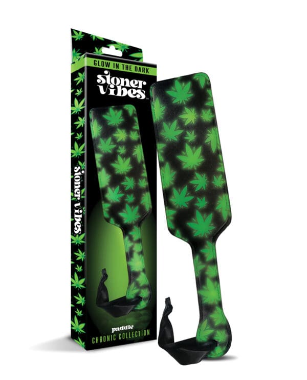 Stoner Vibes Glow in the Dark Paddle - Green - Image 5