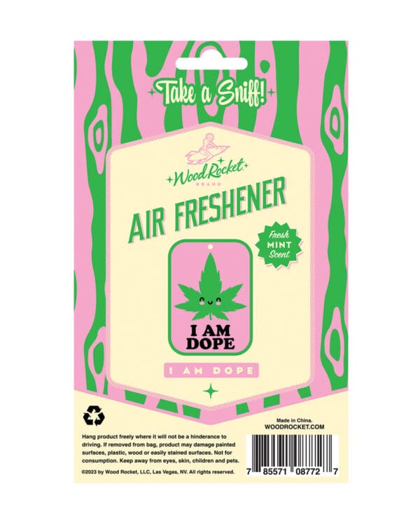 Wood Rocket I am Dope Air Freshener - Mint - Image 3
