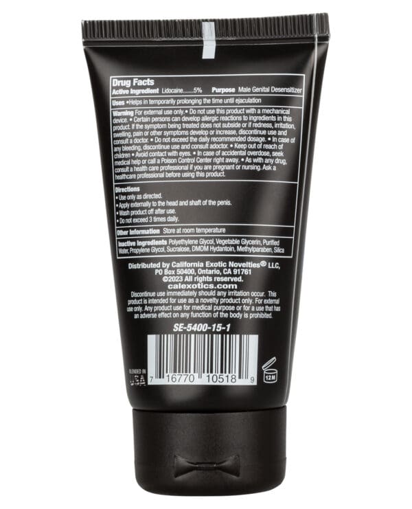 Peak Anal Desensitizing Cream - 2 oz Tube - Image 2