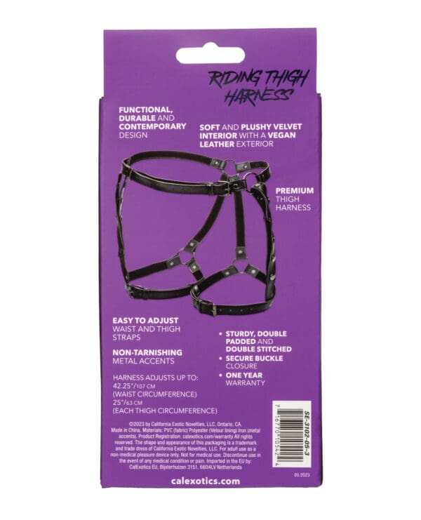 Euphoria Collection Riding Thigh Harness - Image 5