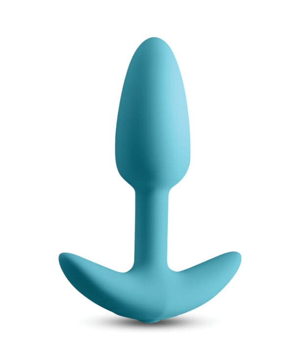 Techno Trance App Controlled Vibrating Anal Plug w/Remote - Blue - Image 3