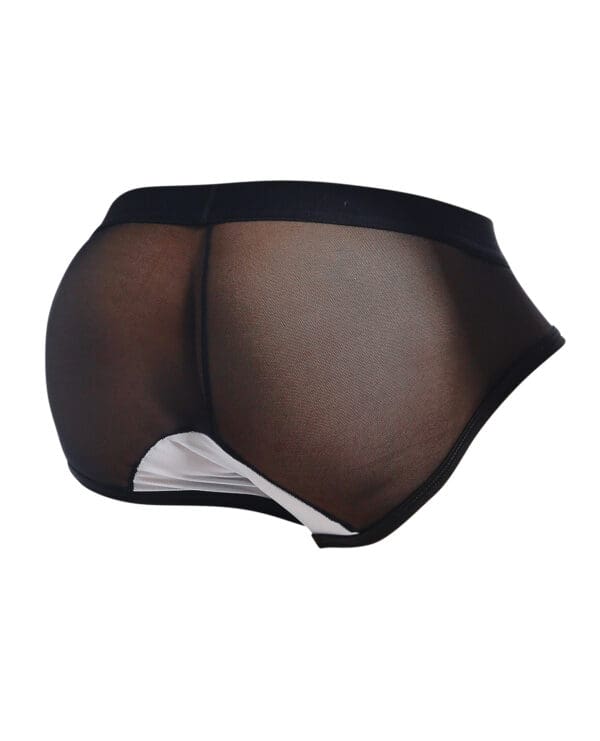 Male Basics MOB Maitre D Brief, Bow & French Cuffs Black/White LG - Image 5