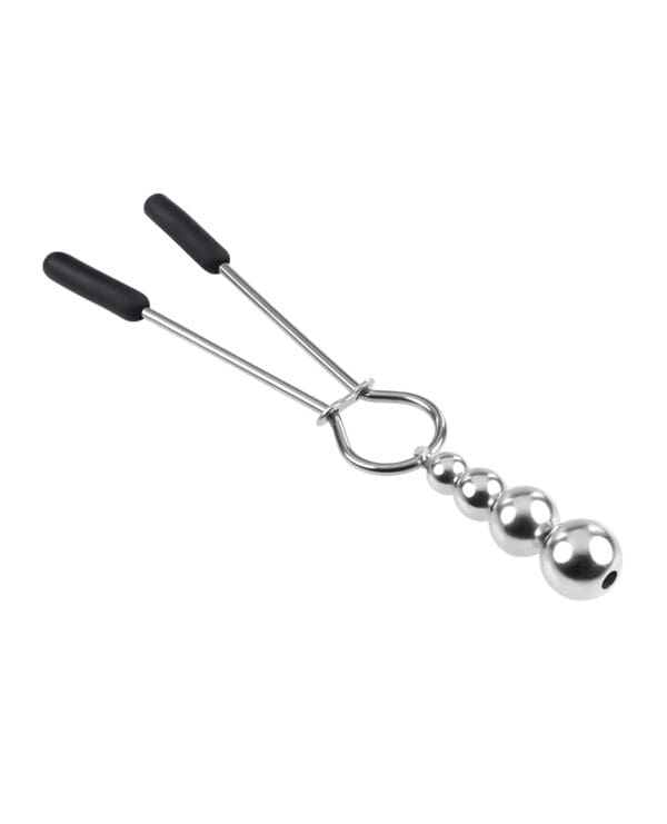 Selopa Beaded Nipple Clamps - Silver - Image 4