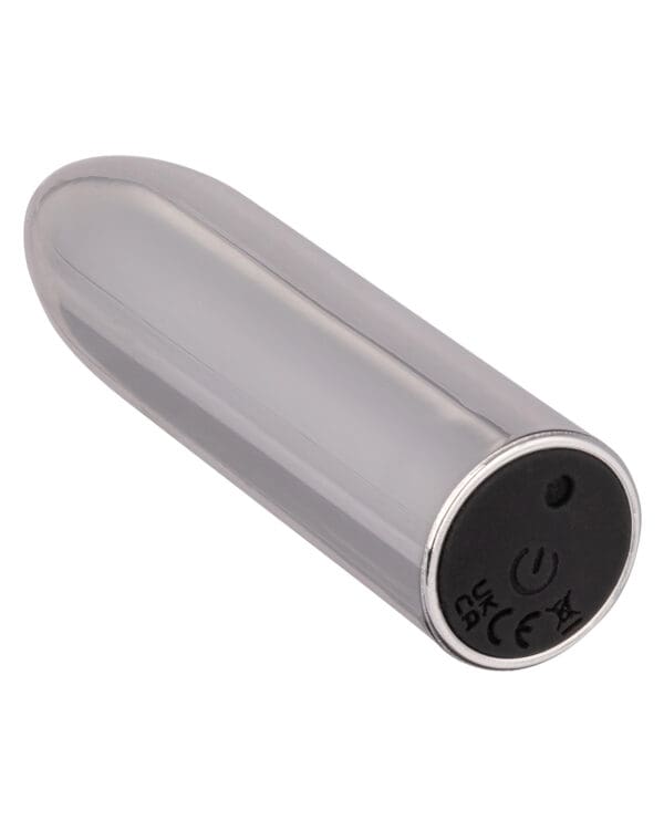 Turbo Buzz Classic Mini Bullet Stimulator - Silver - Image 3